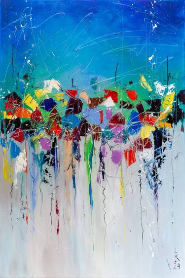 Original Abstract Paintings by Liubov Kuptsova