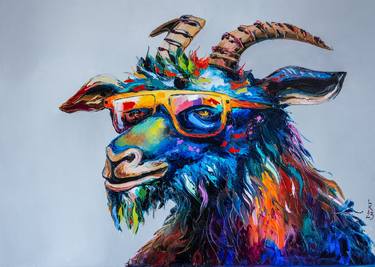 Goat in sunglasses thumb