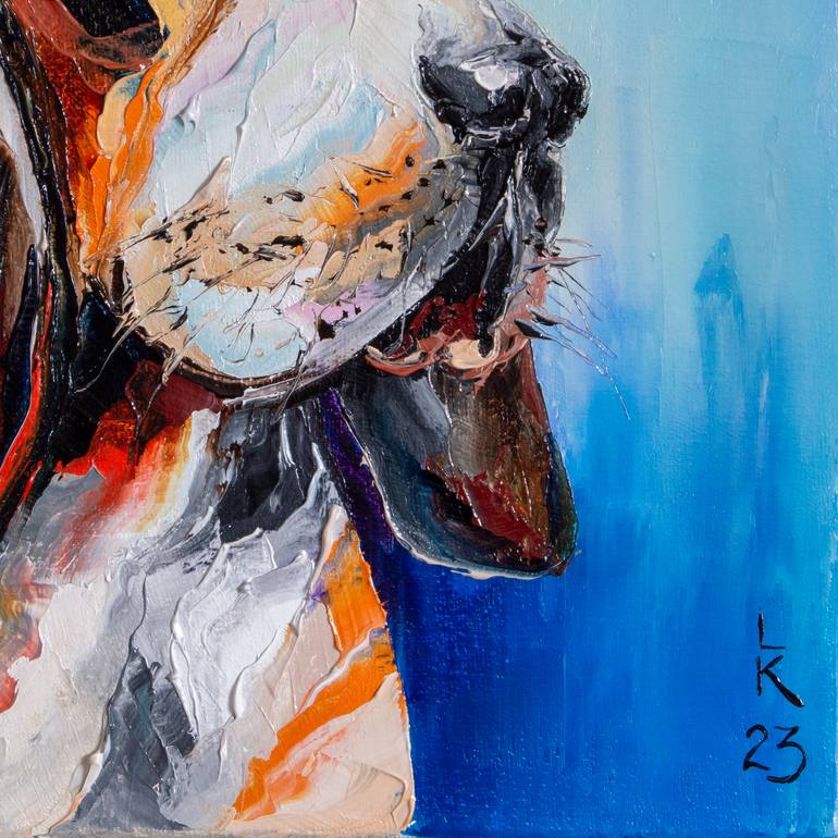 Original Figurative Animal Painting by Liubov Kuptsova