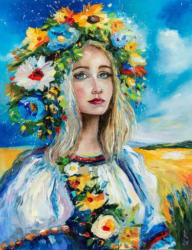 Original Impressionism Women Paintings by Liubov Kuptsova