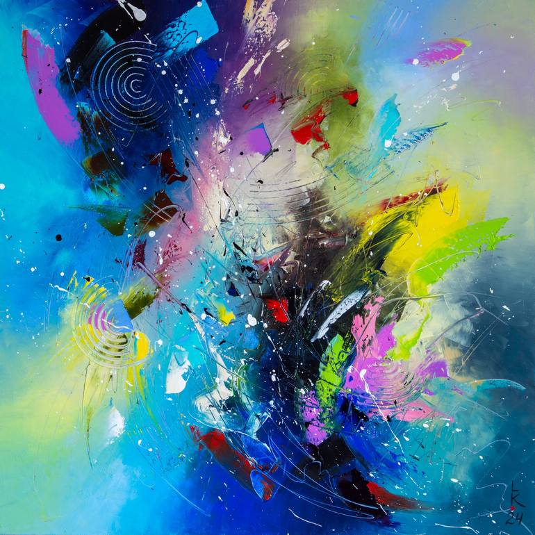 Original Abstract Paintings by Liubov Kuptsova