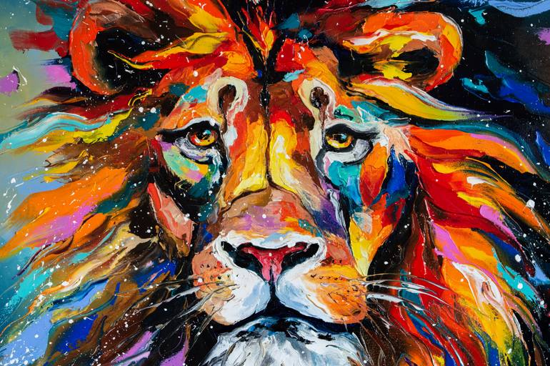 Original Modernism Animal Painting by Liubov Kuptsova