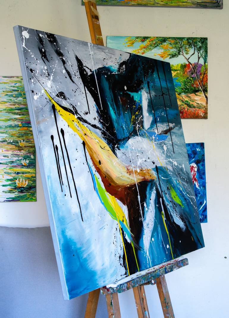 Original Abstract Expressionism Abstract Painting by Liubov Kuptsova