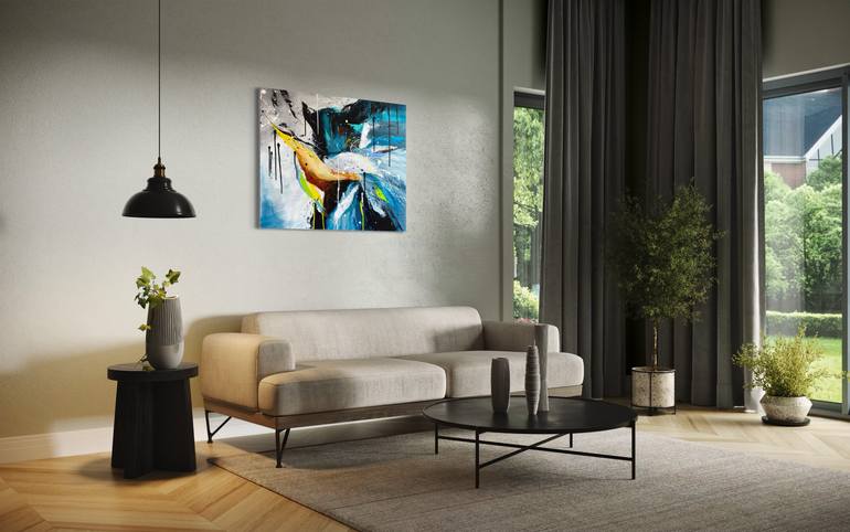 Original Abstract Expressionism Abstract Painting by Liubov Kuptsova