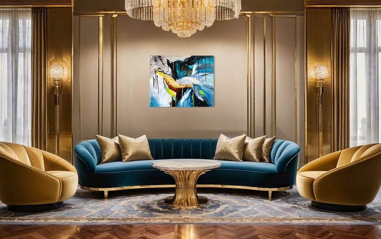 Original Abstract Expressionism Abstract Painting by Liubov Kuptsova