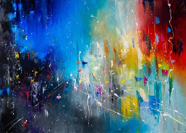 Original Abstract Paintings by Liubov Kuptsova