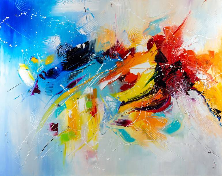Original Abstract Paintings by Liubov Kuptsova