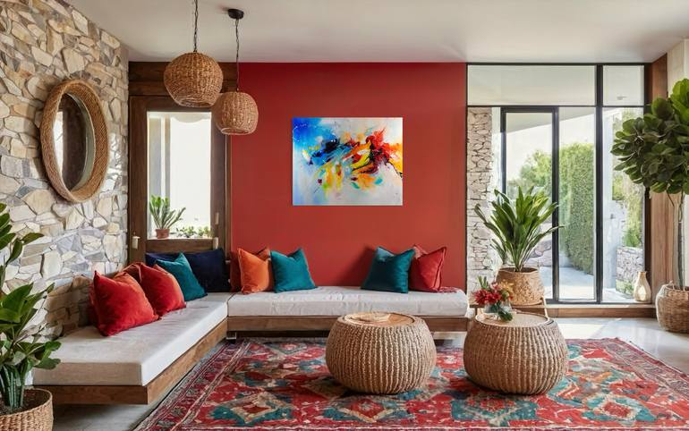 Original Abstract Painting by Liubov Kuptsova