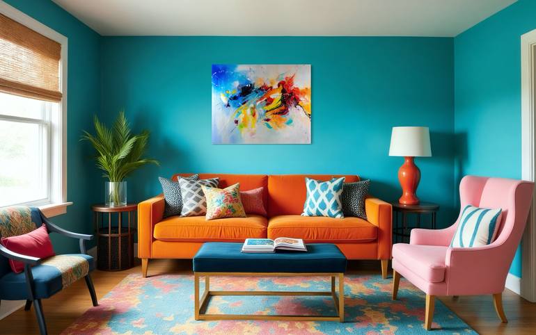 Original Abstract Painting by Liubov Kuptsova