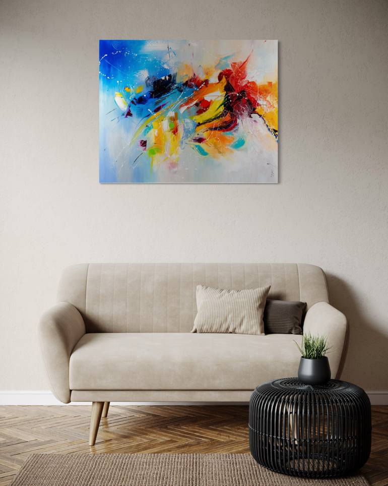 Original Abstract Painting by Liubov Kuptsova