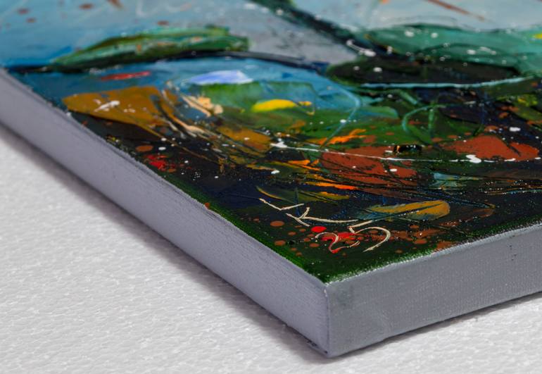 Original Impressionism Floral Painting by Liubov Kuptsova