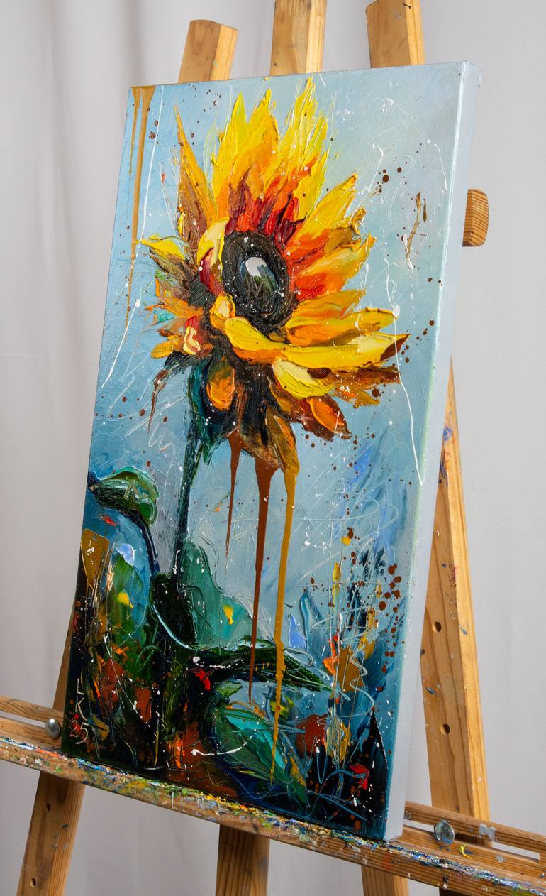 Original Impressionism Floral Painting by Liubov Kuptsova