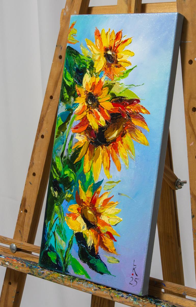 Original Impressionism Floral Painting by Liubov Kuptsova