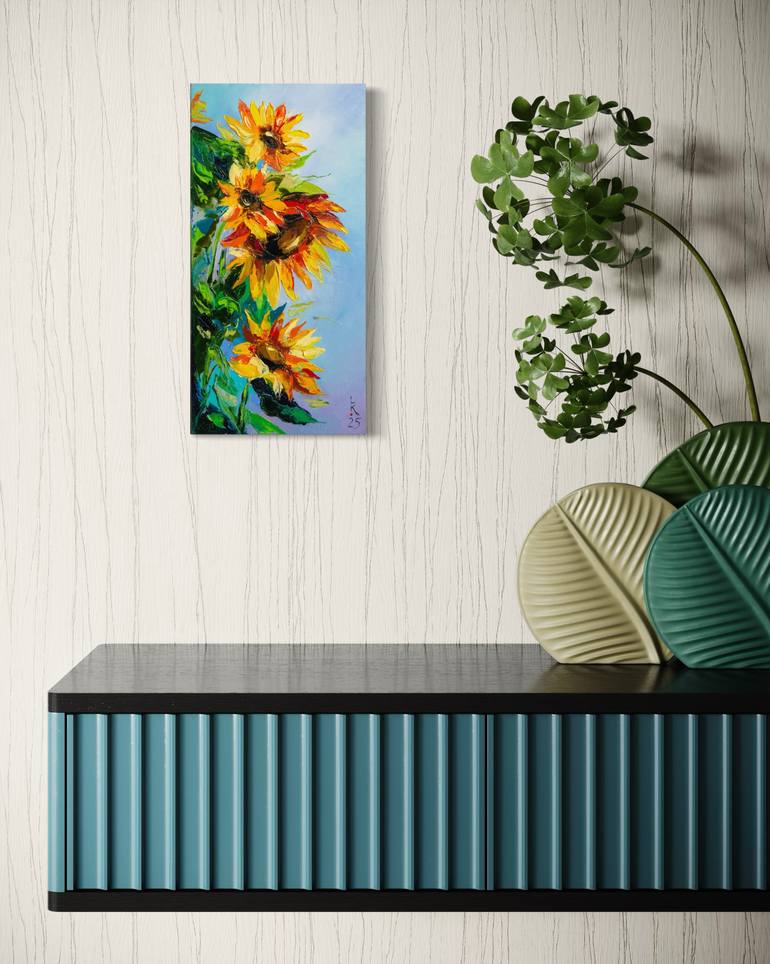 Original Impressionism Floral Painting by Liubov Kuptsova