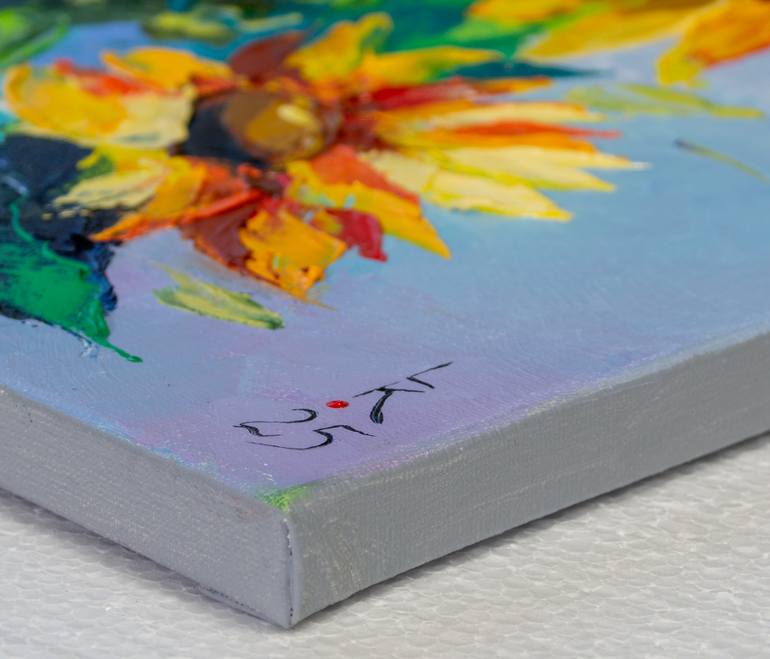 Original Impressionism Floral Painting by Liubov Kuptsova