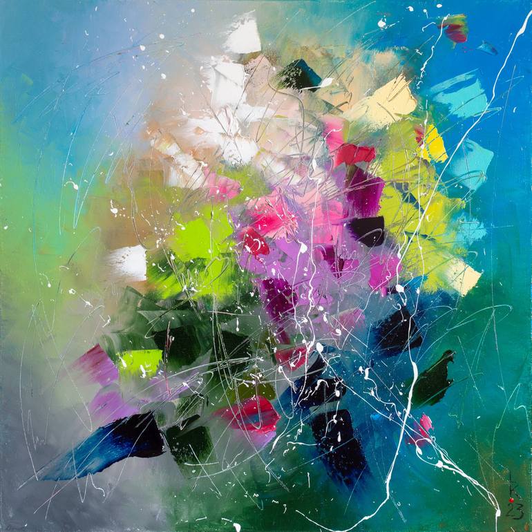 Original Abstract Paintings by Liubov Kuptsova