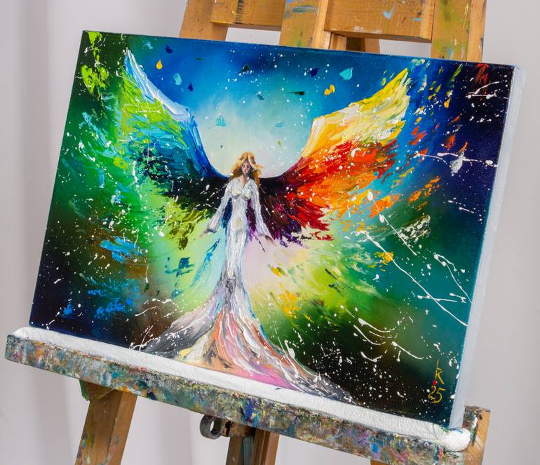 Original Surrealism Fantasy Painting by Liubov Kuptsova