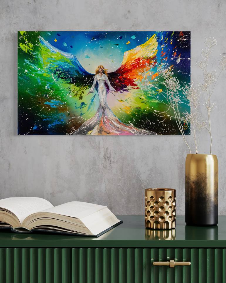 Original Surrealism Fantasy Painting by Liubov Kuptsova