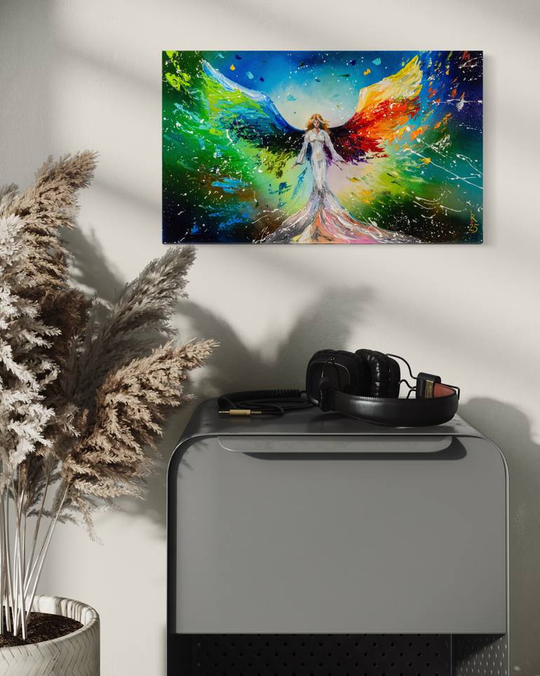 Original Surrealism Fantasy Painting by Liubov Kuptsova
