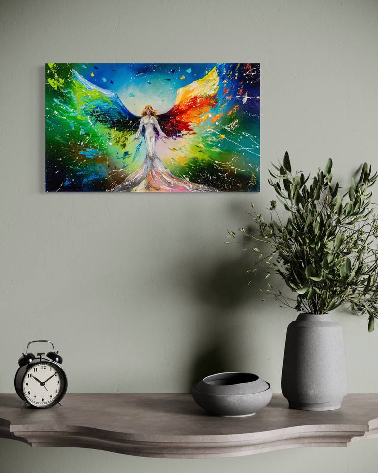 Original Surrealism Fantasy Painting by Liubov Kuptsova
