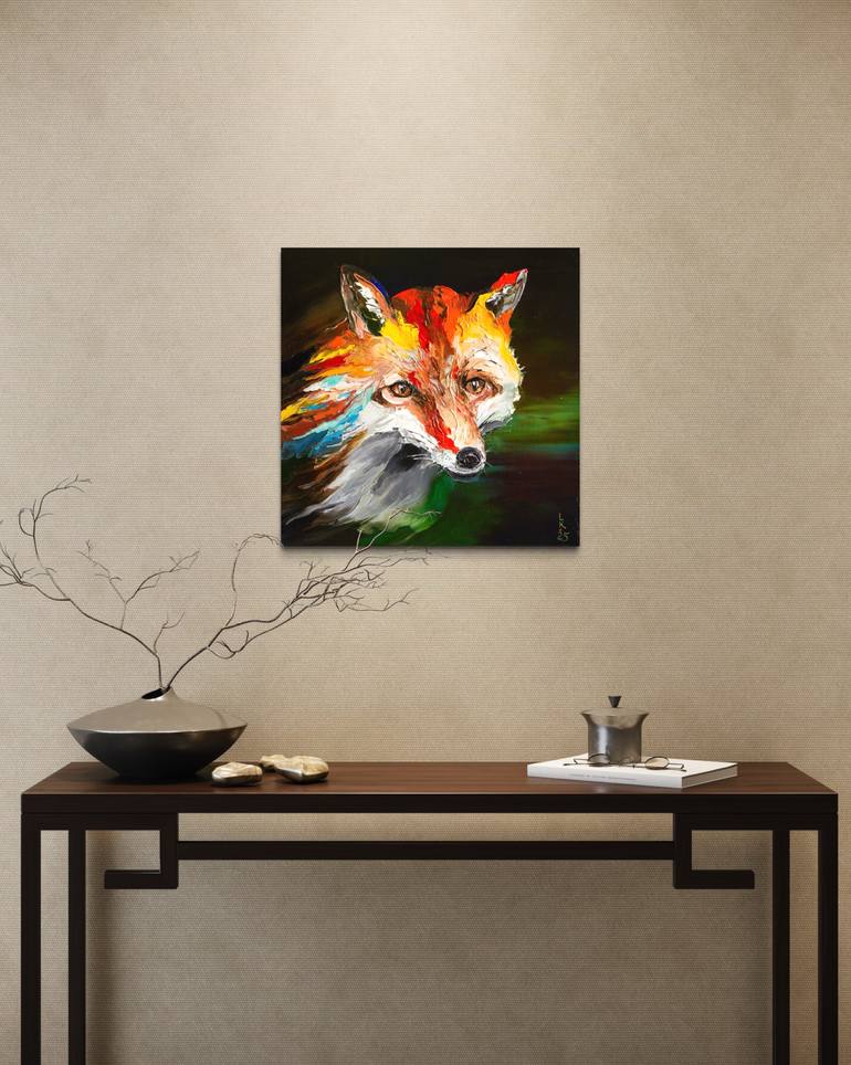 Original Impressionism Animal Painting by Liubov Kuptsova
