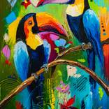 Happy Toucans by Liubov Kuptsova