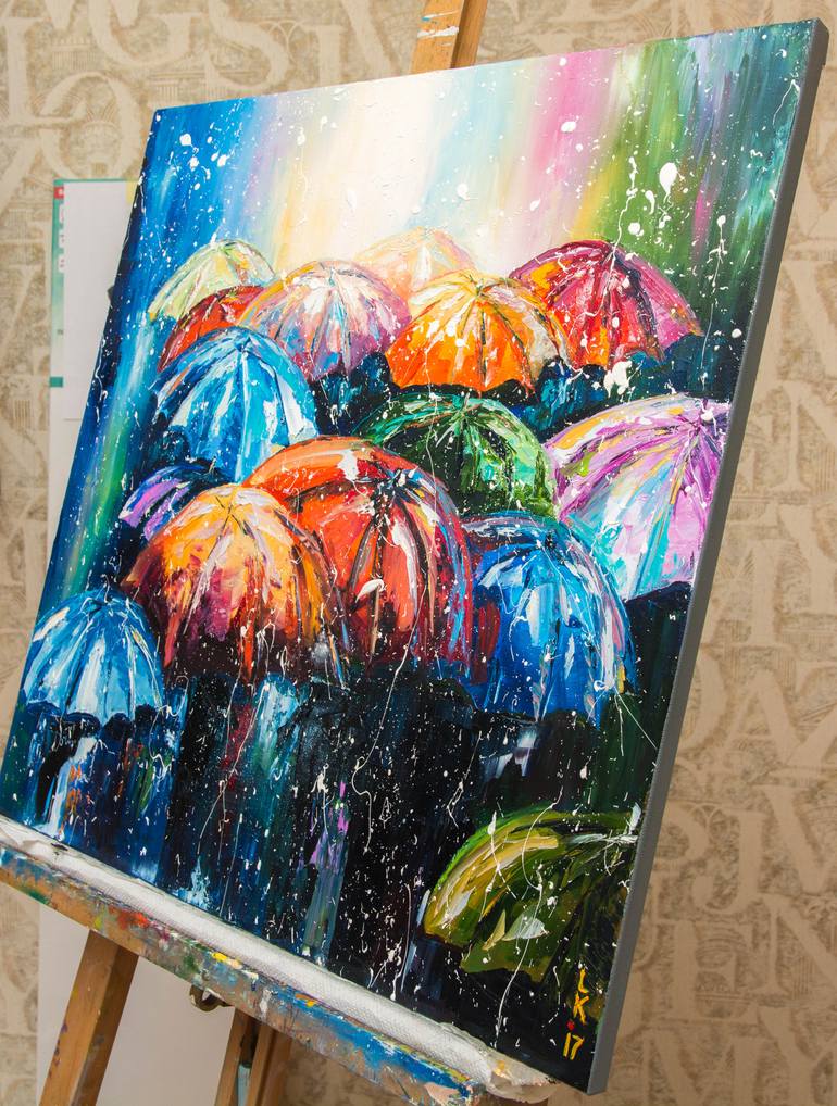 Original Abstract Painting by Liubov Kuptsova