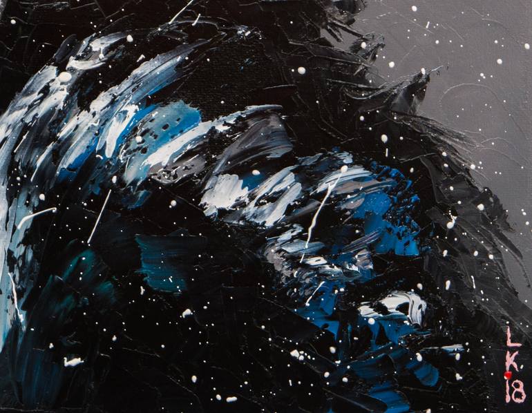 Original Pop Art Animal Painting by Liubov Kuptsova