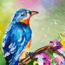 Oil painting on canvas without frame as edges are painted,100% handmade high quality oil and a palette knife,decorate your interior and will give positive emotions you and your family.