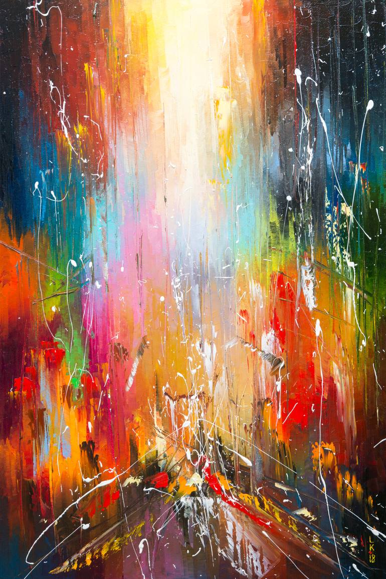 Original Abstract Paintings by Liubov Kuptsova