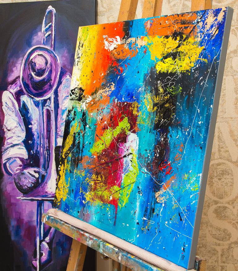 Original Abstract Painting by Liubov Kuptsova