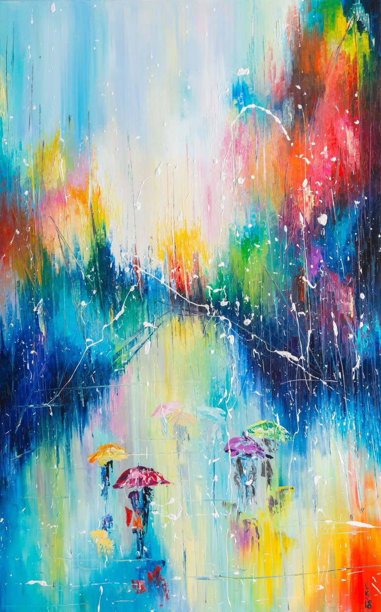 Original Abstract Paintings by Liubov Kuptsova