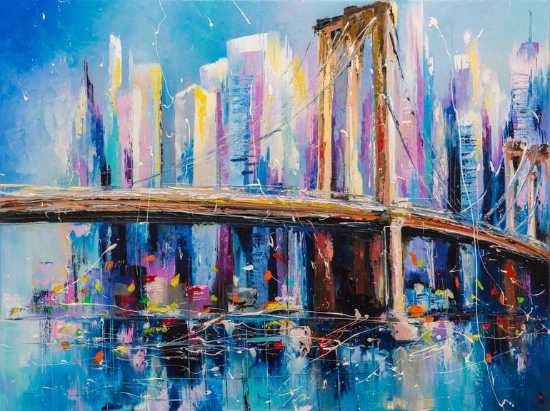 NEW YORK CITY Painting by Liubov Kuptsova | Saatchi Art