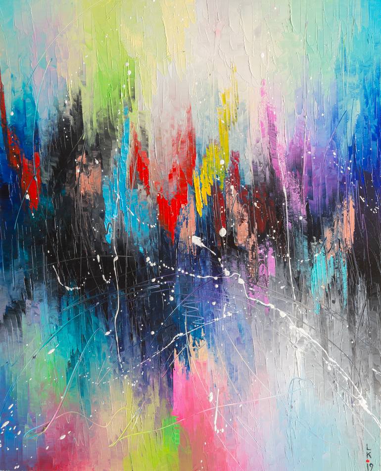 Original Abstract Paintings by Liubov Kuptsova