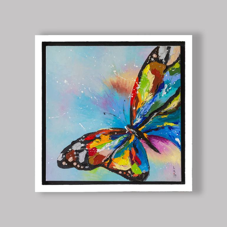 Original Impressionism Animal Painting by Liubov Kuptsova
