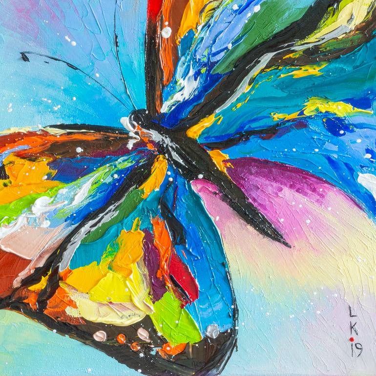 Original Impressionism Animal Painting by Liubov Kuptsova
