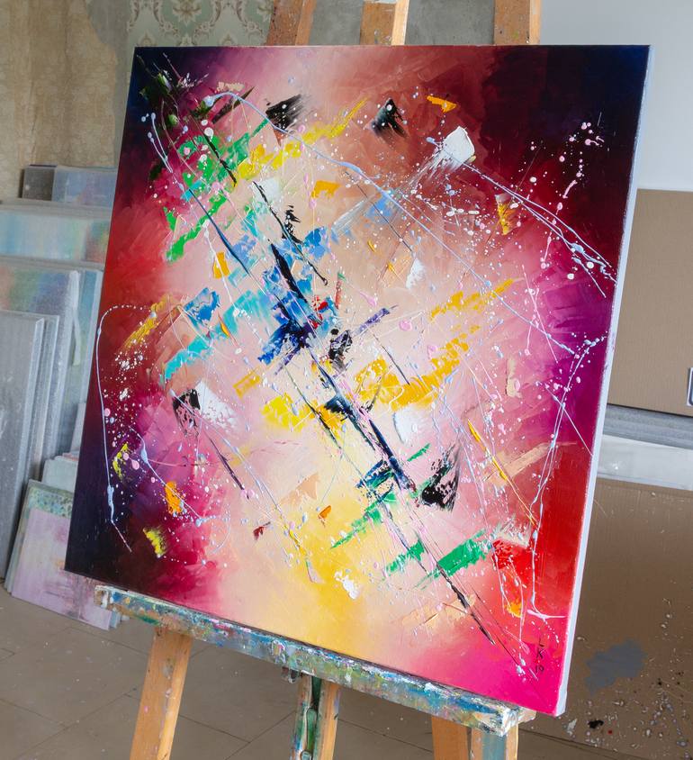 Original Abstract Painting by Liubov Kuptsova