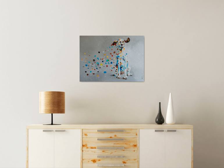 Original Surrealism Animal Painting by Liubov Kuptsova