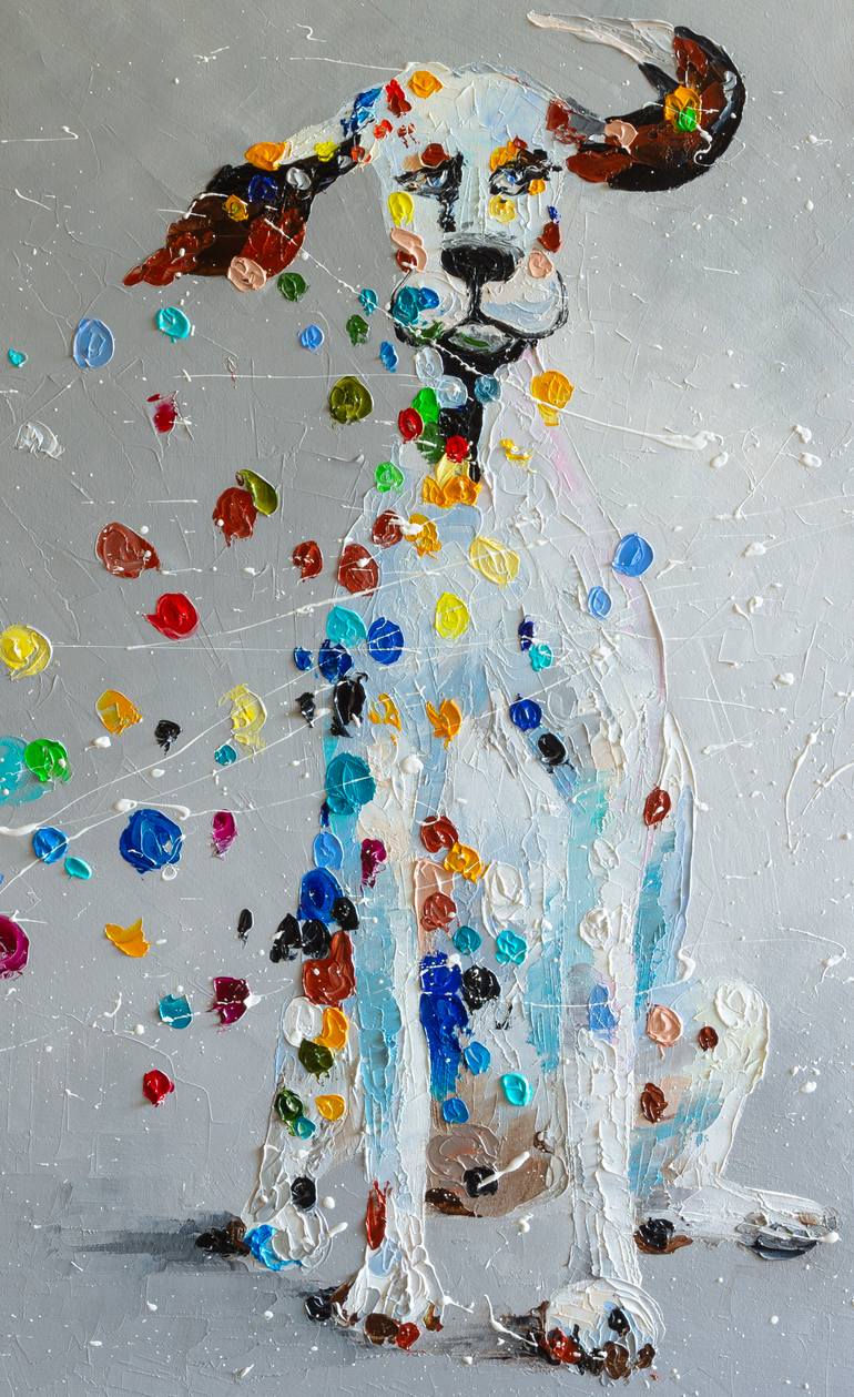 Original Surrealism Animal Painting by Liubov Kuptsova