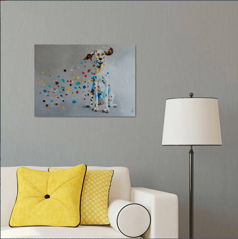 Original Surrealism Animal Painting by Liubov Kuptsova