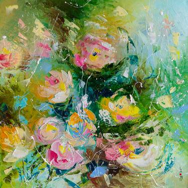 Original Impressionism Floral Paintings by Liubov Kuptsova