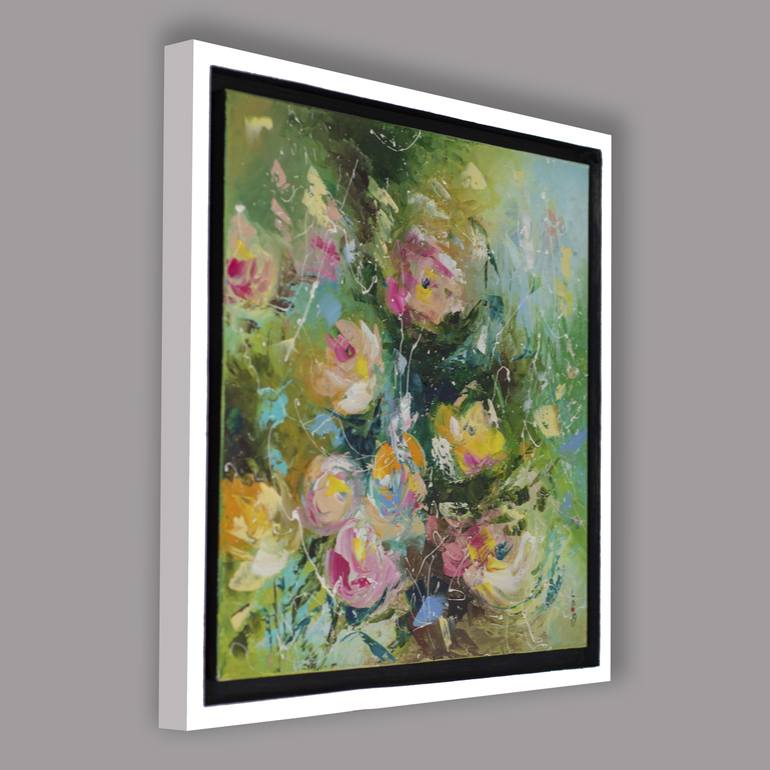 Original Impressionism Floral Painting by Liubov Kuptsova