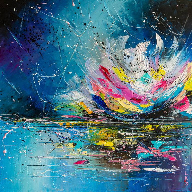 Original Abstract Paintings by Liubov Kuptsova