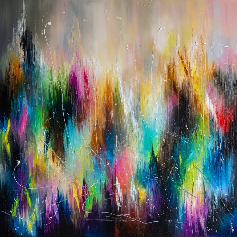Original Abstract Paintings by Liubov Kuptsova
