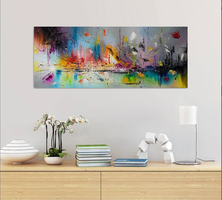 Original Abstract Painting by Liubov Kuptsova