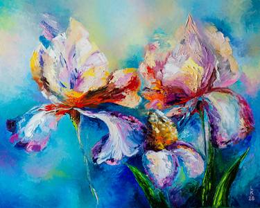 Original Impressionism Floral Paintings by Liubov Kuptsova