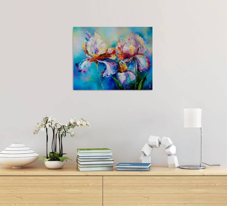 Original Impressionism Floral Painting by Liubov Kuptsova