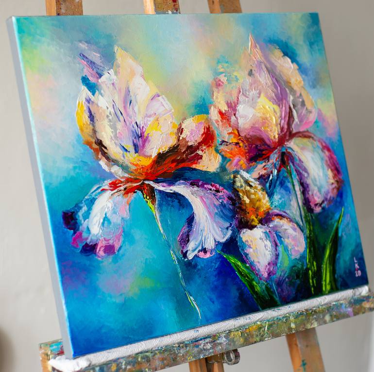 Original Impressionism Floral Painting by Liubov Kuptsova