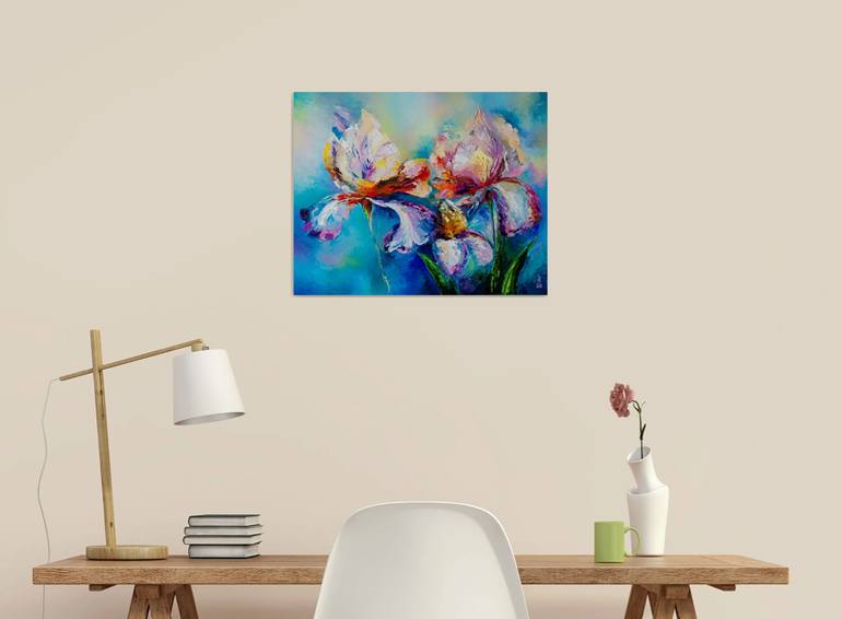 Original Impressionism Floral Painting by Liubov Kuptsova