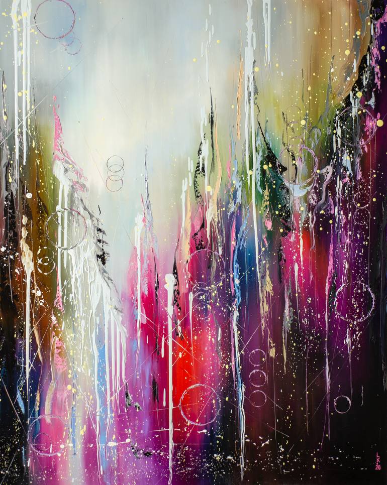 Original Abstract Paintings by Liubov Kuptsova